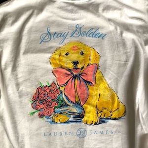 Lauren James Stay Golden Long Sleeve tshirt